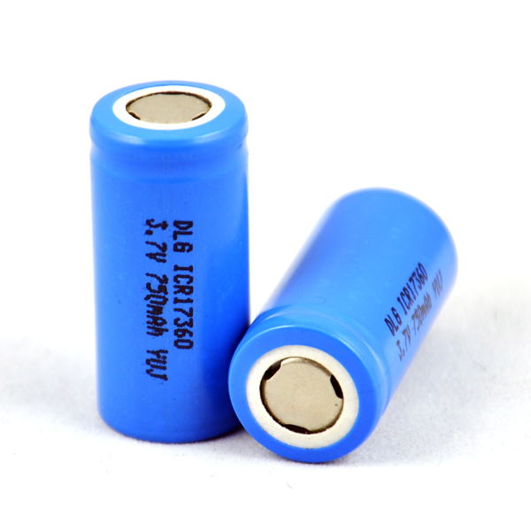 17360 750mah lithium rechargeable battery cell 3.7V